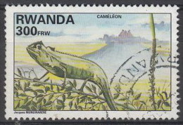 Rwanda U 1327 (o) Camaleón. 1997 - Used Stamps