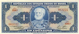 BILLET # BRESIL # 1954 / 58  # 1 CRUZEIRO  #  NEUF #  MARQUES DE TAMANDARE # PICK 150 - Brasilien