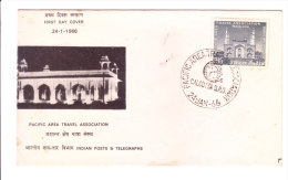 First Day Cover Issued From India On Pacific Area Travel Association On 24.01.1966 - Covers