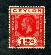 3921x)  Ceylon 1925 - SG# 347 ~ Used - Ceylan (...-1947)