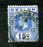 3922x)  Ceylon 1912 - SG# 311 ~ Used - Ceylan (...-1947)