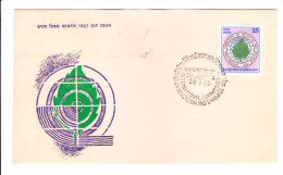 First Day Cover Issued From India On International Commission On Irrigation And Drainage On 28.07.1975 - Briefe