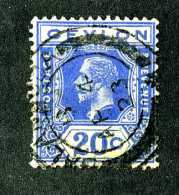 3923x)  Ceylon 1922 - SG# 350 ~ Used - Ceylon (...-1947)