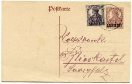 SARRE ENTIER POSTAL OBLITERE - Ganzsachen