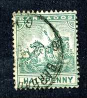 3938x)  Barbados 1909 - SG# 164 ~ Used - Barbados (...-1966)