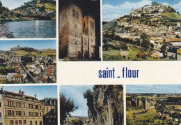 Cp , 15 , SAINT-FLOUR , Multi-Vues - Saint Flour