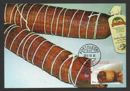 Portugal Carte Maximum Saucisse Paio De Portalegre Porc Cochon Gastronomie 2013 Sausage Maxicard Pork Pig Gastronomy - Tarjetas – Máximo