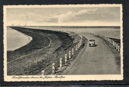 2251  NORDSTRANDERDAMM  BEI HUSUM  - NORDSEE  MIT LPST NORDERHAFEN  ~ 1935 - Husum