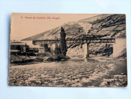 Carte Postale Ancienne : CASTIELLO  De JACA :Puente De Castiello , Rio Aragon - Other & Unclassified