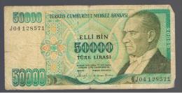 TURQUIA - TURKEY - 50.000 Liras 1970   Circulado  P-203 - Türkei