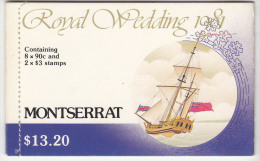 Montserrat Booklet, Royal Wedding, Ship, - Montserrat