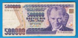 TURQUIA - TURKEY - 500.000 Liras 1970   Circulado  P-208 - Turkije