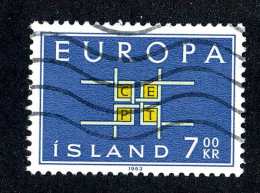 3986x)  Iceland 1963 - Sc# 358 ~ Used - Used Stamps