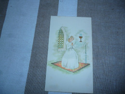 Souvenir Communion Christine CHERPION Lodelinsart 1962 - Comunión Y Confirmación