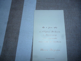 Souvenir Communion Marc MIGNON Dampremy 1963 - Comunión Y Confirmación