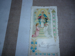 Souvenir Communion Bertha VANDERCLAUSEN Jumet Gohissart Ange 1906 - Comunión Y Confirmación