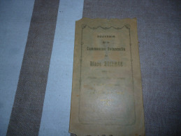 Souvenir Communion Diane BRISNEE Jumet Chef Lieu 1923 - Kommunion Und Konfirmazion