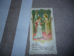 Souvenir Communion Ivette DELBECQ Péruwelz 1936 Ange - Kommunion Und Konfirmazion