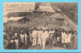 Carte Neuve :  Le Minstre Des Colonies Ds Un Poste D´ Achat Tenu Par Un Capita Noir - Congo Belge - Autres