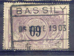 F631 -België  Spoorweg Chemin De Fer  Stempel  BASSILY - 1895-1913