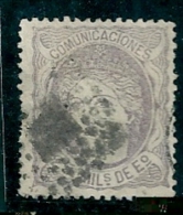 Spain 1870 Edifil 106 Used - Oblitérés