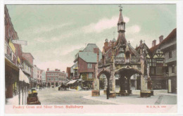 Poultry Cross Silver Street Salisbury Wiltshire UK 1910c Postcard - Salisbury