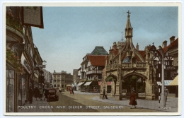 SALISBURY : POULTRY CROSS AND SILVER STREET - Salisbury