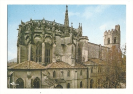 Cp, 07, Viviers-sur-Rhône, Le Chevet De La Cathédrale Et Le Clocher, écrite - Viviers