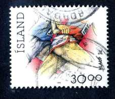 4042x)  Iceland 1990 - Sc# 710 ~ Used - Used Stamps