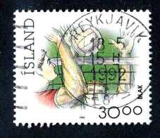 4045x)  Iceland 1990 - Sc# 708 ~ Used - Used Stamps
