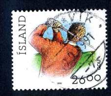 4049x)  Iceland 1990 - Sc# 706 ~ Used - Used Stamps