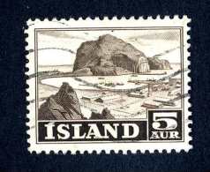 4069x)  Iceland 1950 - Sc# 257 ~ Used - Usati