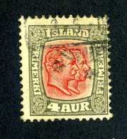4076x)  Iceland 1915 - Sc# 101 ~ Used - Used Stamps