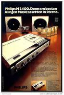 Reklame Werbeanzeige  ,  Philips N2400 Stereo-Anlage  ,  Von 1972 - Other Apparatus