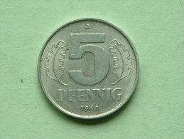1968 A - 5 PFENNIG / KM 9.1 ( Uncleaned - For Grade, Please See Photo ) ! - 5 Pfennig