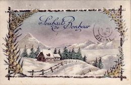 CPA - Fantaisie - Paysage - Montagne - Neige - Sonstige & Ohne Zuordnung