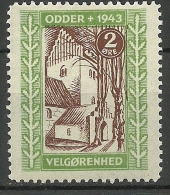 DENMARK Dänemark Danmark Odder 1943 Wohlfahrt Charity * - Ortsausgaben