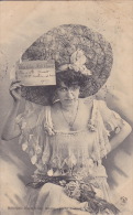 CPA - Fantaisie - Femme - Héliotypie - Mujeres