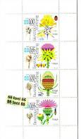2012 Spiny Plants And Insects (Butterfly/Bees)  S/M Of 4v.- MNH Bulgaria / Bulgarie - Abeilles