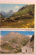 73.BONNEVAL SUR ARC.VILLAGE DE L´ECOT.2000METRES.LOT DE 2 CARTES. - Bonneval Sur Arc