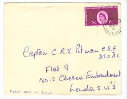 VER2814 - GRAN BRETAGNA , Lettera Del 25/9/1961 - Storia Postale