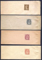 LOT 4 ENTIERS POSTAUX SUR BANDE JOURNAUX NEUFS**- N°277- 107-108-109- TRES BON ETAT- - Newspaper Bands