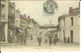 CPA  LANGON, Cours Des Fossés  8756 - Langon
