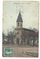 Pierrelaye (95) : L'église  En 1910. - Pierrelaye