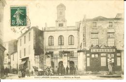 CPA  LANGON, L'Hôtel De Ville, Automobile  8761 - Langon