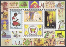 Vanuatu N° YVERT Bloc 2  NEUF ** - Vanuatu (1980-...)