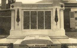 CPA (60)    GUISCARD Le Monument Aux Morts 5 Juillet 1925 (carte Photo) - Guiscard