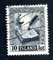 4138x)  Iceland 1953 - Sc# 278 ~ Used - Oblitérés