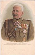 Tsingtau Kiautschou General Feldmarschall Graf Waldersee Oberkommandierender In China 8.8.1901 Color Litho Orden Uniform - Ehemalige Dt. Kolonien