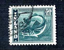 4151x)  Iceland 1943 - Sc# 227 ~ Used - Used Stamps